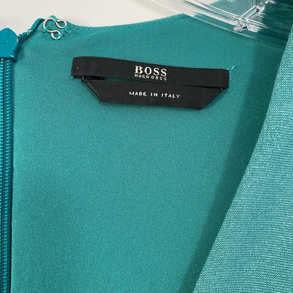 Hugo Boss Dresses Hugo Boss Dress In Teal Poshmark